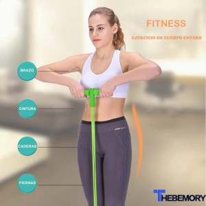 Sports and fitness tensioner (losing belly weight, training arm strength)