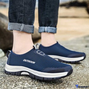 Men's Summer Shoes for Outdoor Activities, Breathable and Mesh（Free Nail Scissors Set!）